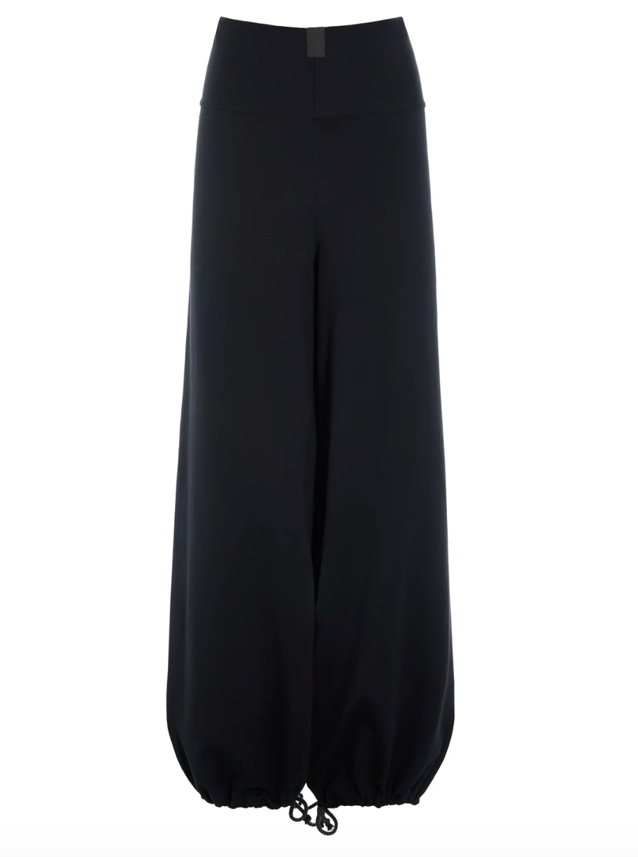 Black Cotton Trouser - 72019B