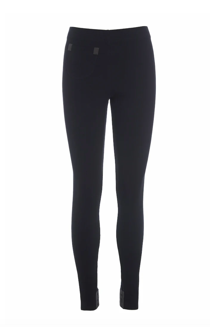 Black Cotton Legging - 72304B