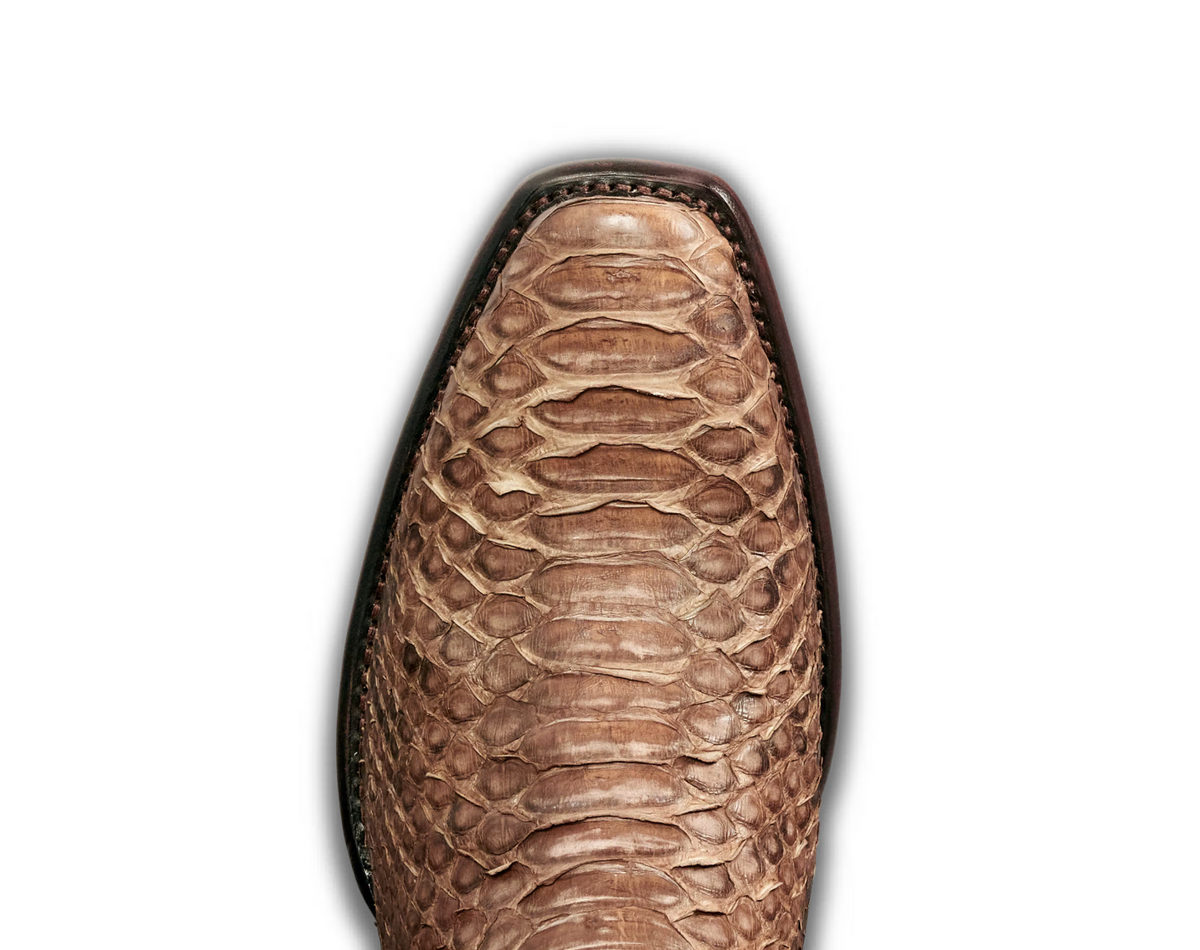 Men's The Warren Ash Brown Python Boot - Tecovas - 11207