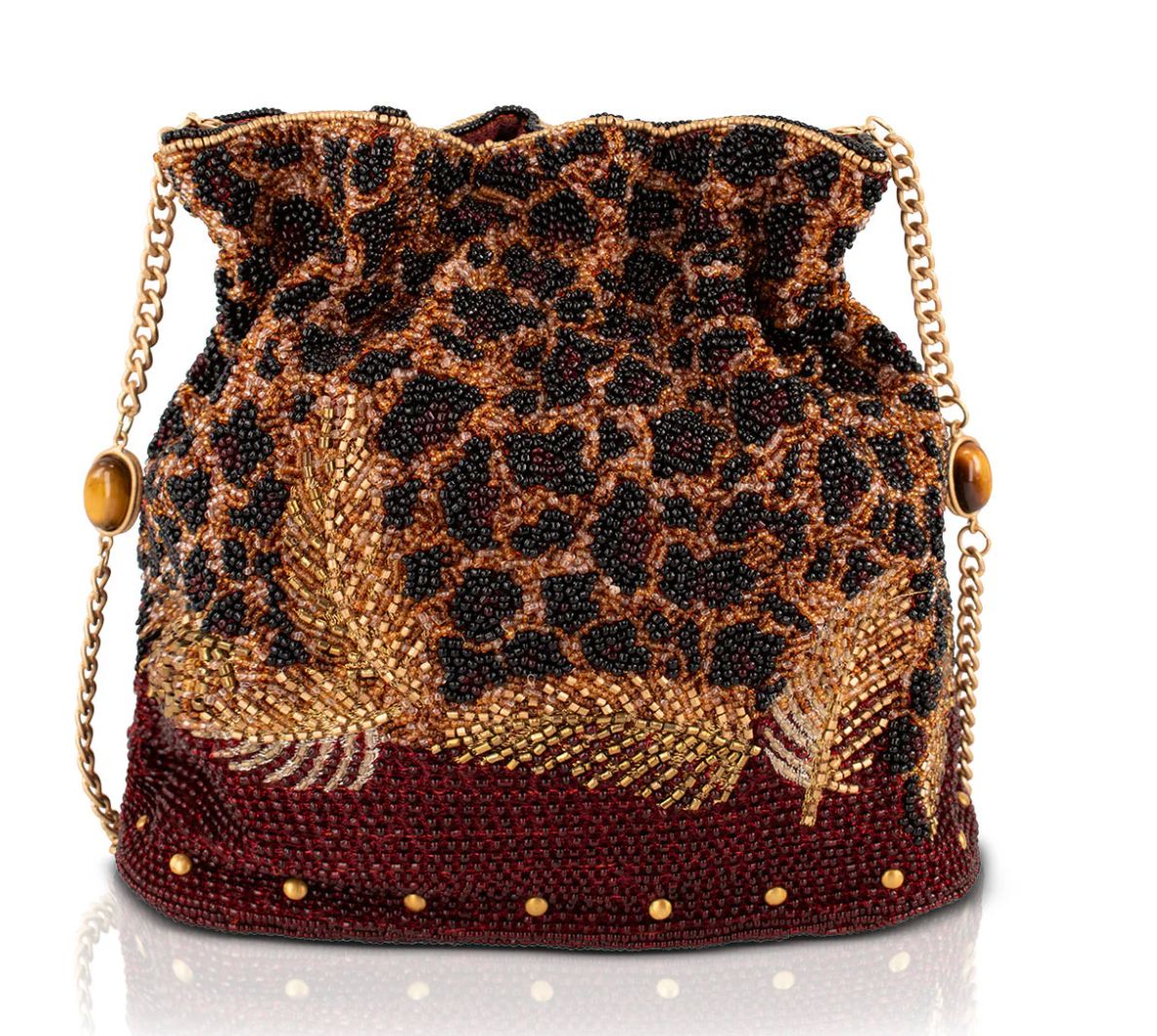 A Little Wild Beaded Crossbody Bag -