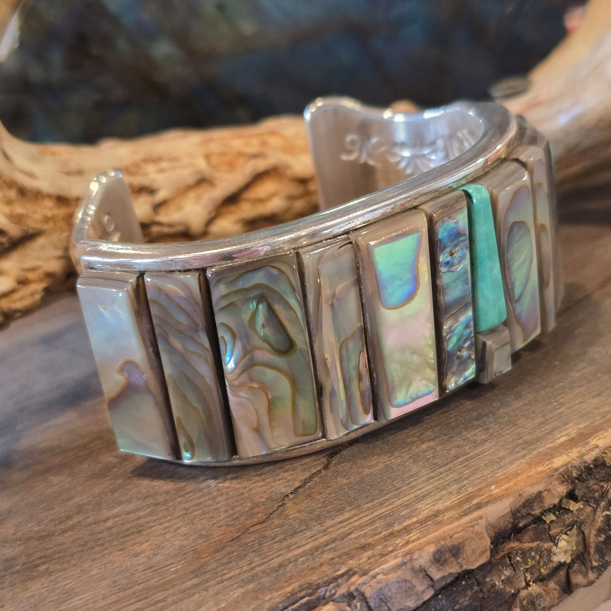 Abalone/Turquoise Cuff - CJCA1