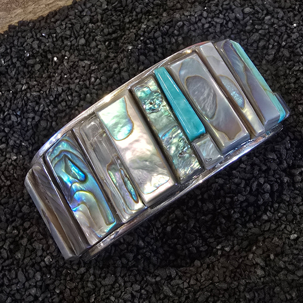 Abalone/Turquoise Cuff - CJCA1