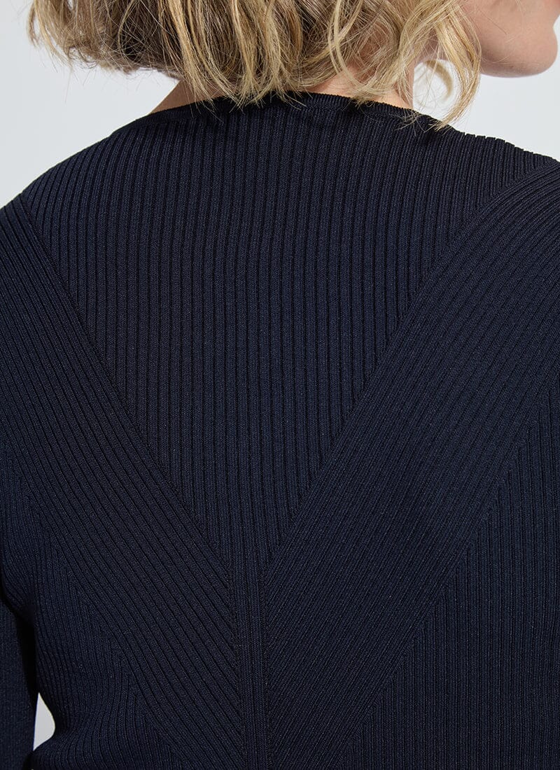 Adette V-Neck Ribbed Long - LY3676N