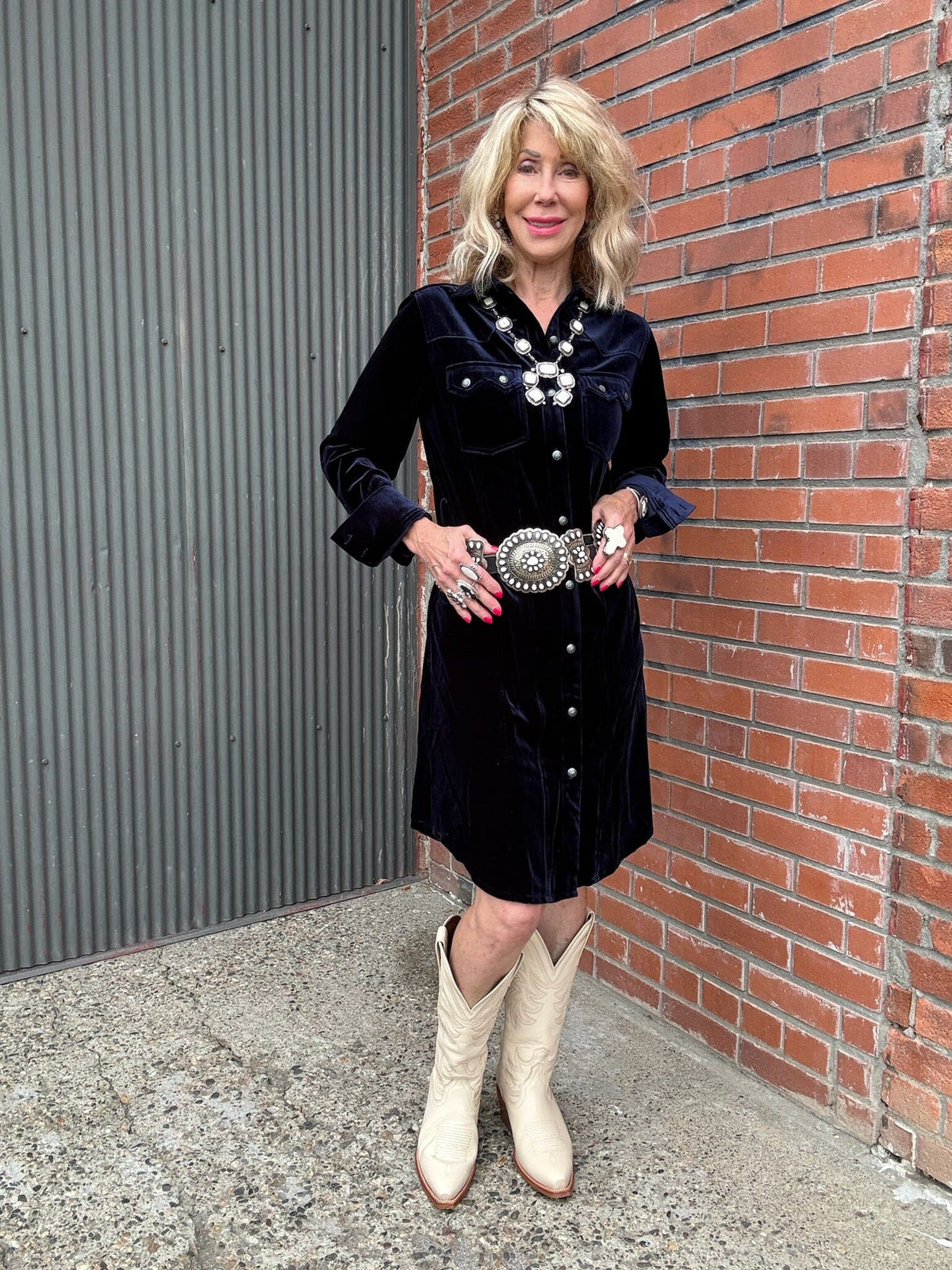 Ainsley Navy Tunic/Dress - Tasha Polizzi - 421104