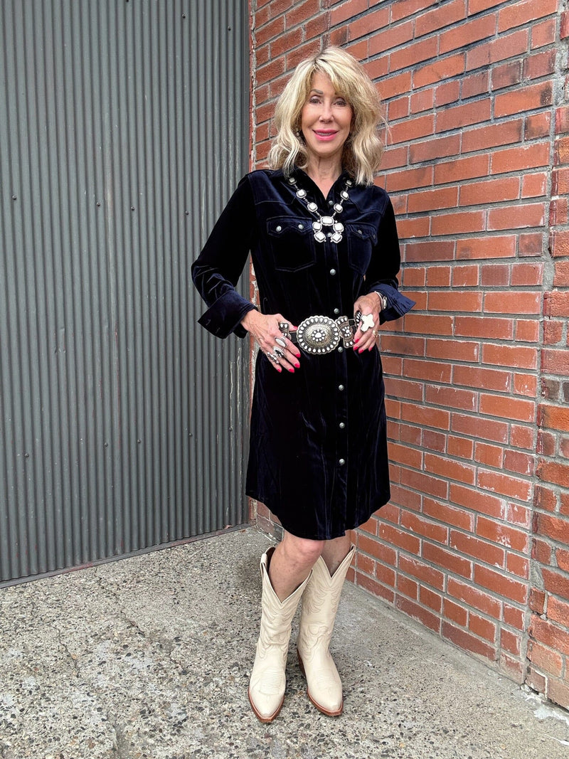 Ainsley Navy Tunic/Dress - Tasha Polizzi - 421104