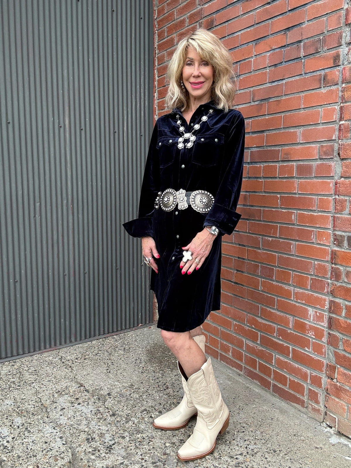 Ainsley Navy Tunic/Dress - Tasha Polizzi - 421104