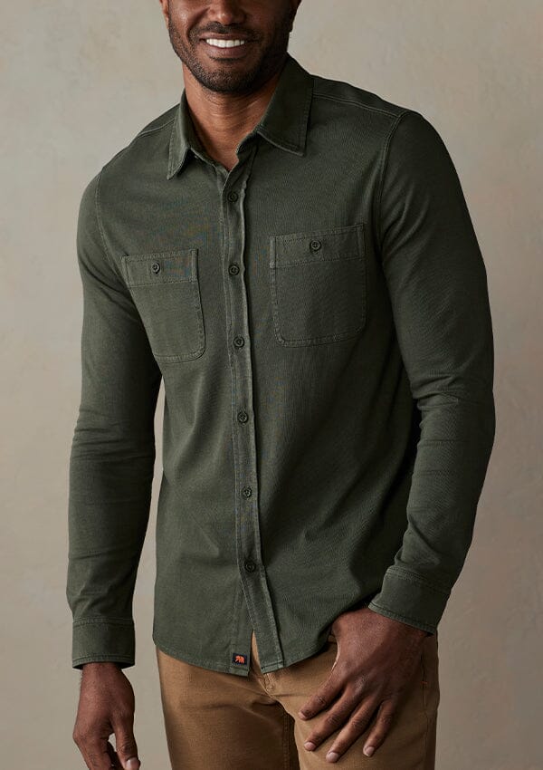 Alpine Men's Cotton Button Up - SHNB7