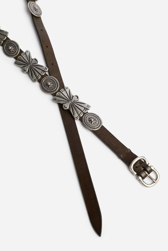 Amatura Leather Concho Belt - RB6026