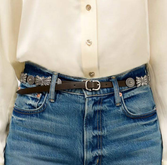 Amatura Leather Concho Belt - RB6026