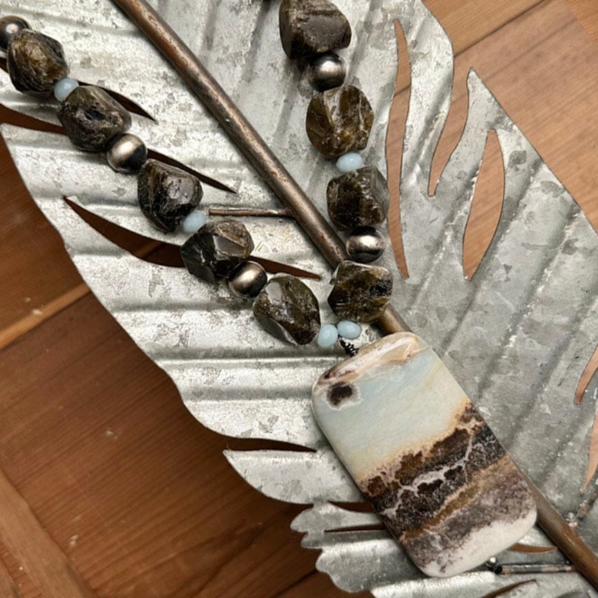 Amazonite & Labradorite Necklace - NSZ142