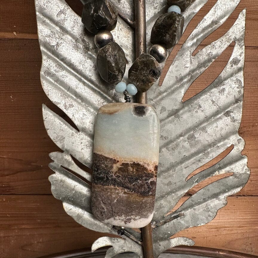 Amazonite & Labradorite Necklace - NSZ142