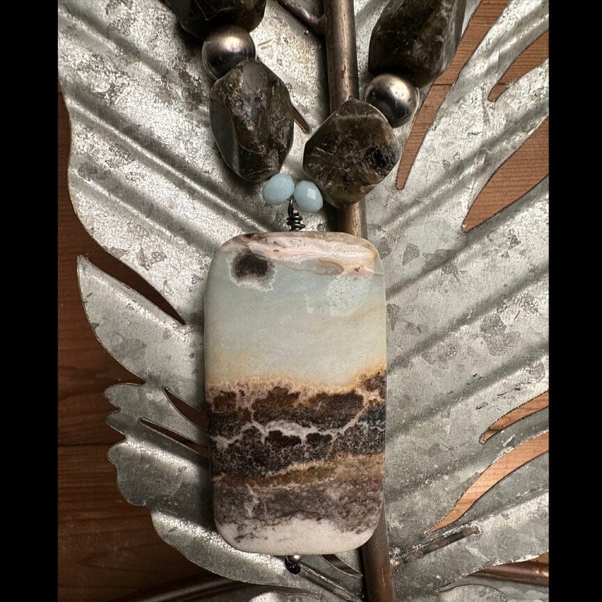 Amazonite & Labradorite Necklace - NSZ142