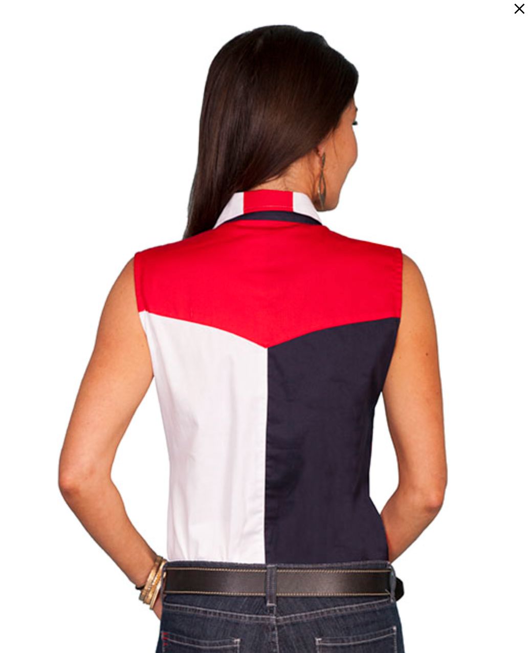 American Flag Sleeveless Top - RW029L