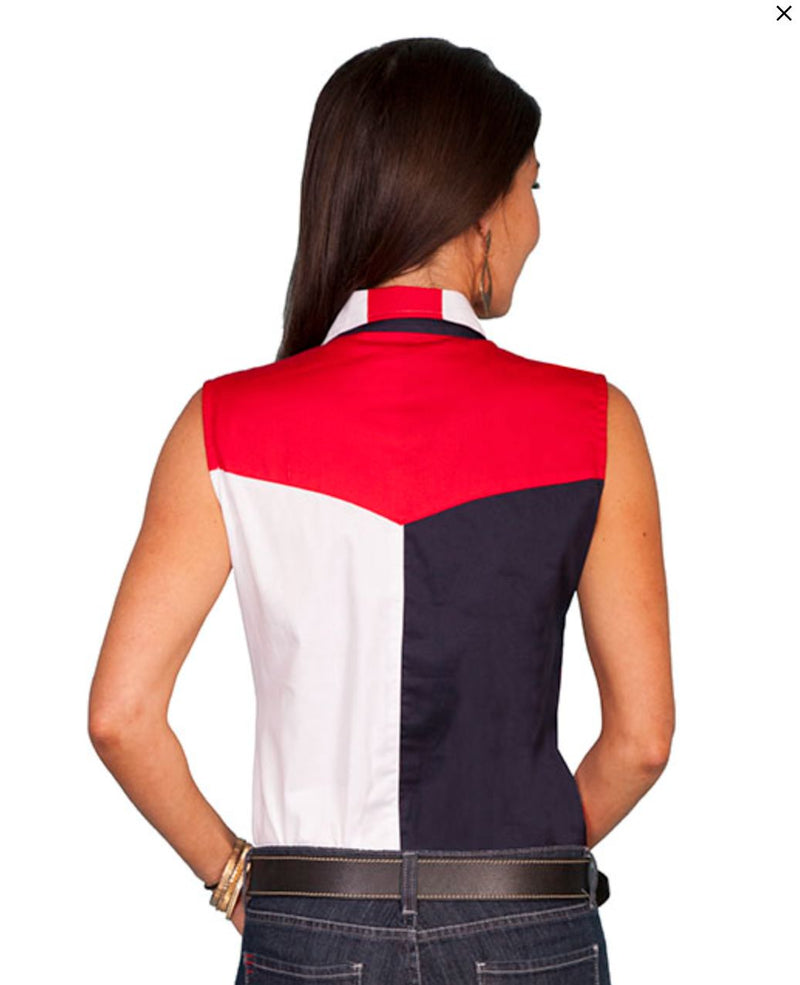 American Flag Sleeveless Top - RW029L