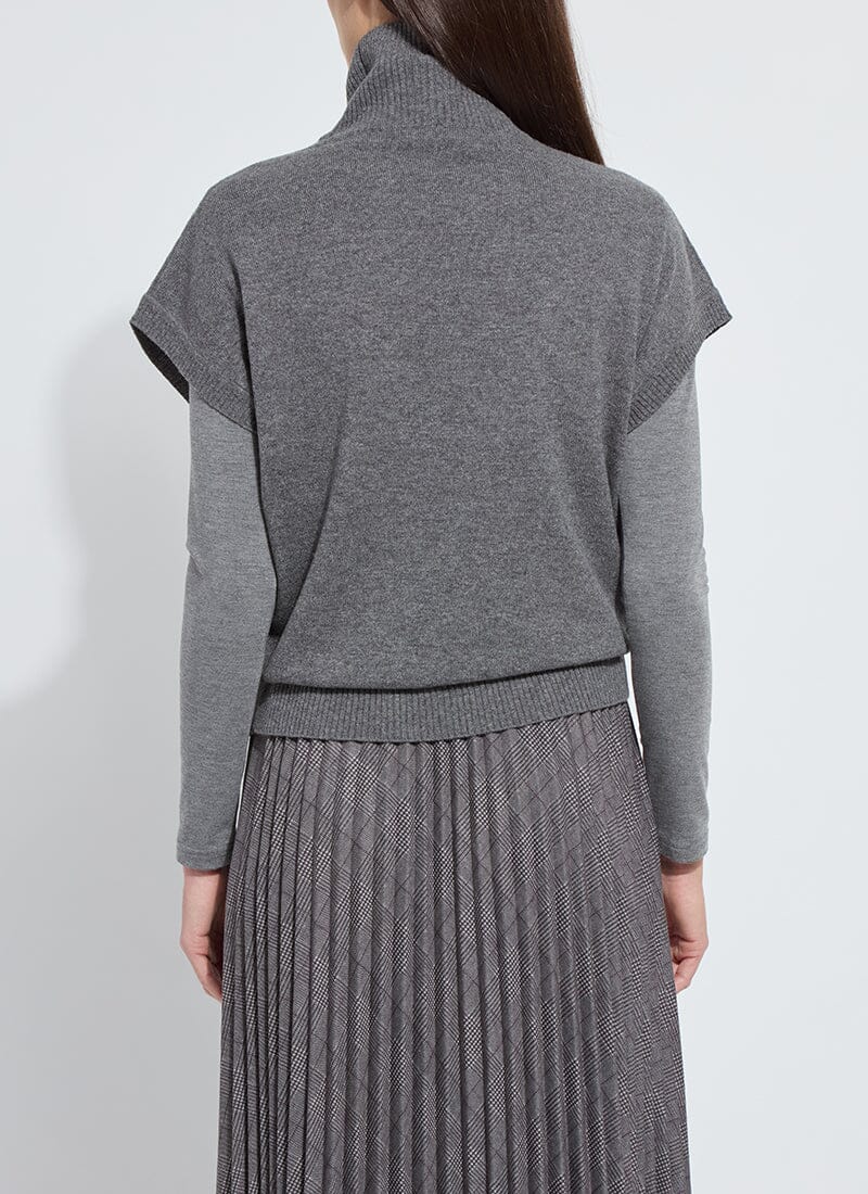 Arden Grey Cashmere Sweater Vest - LY3711