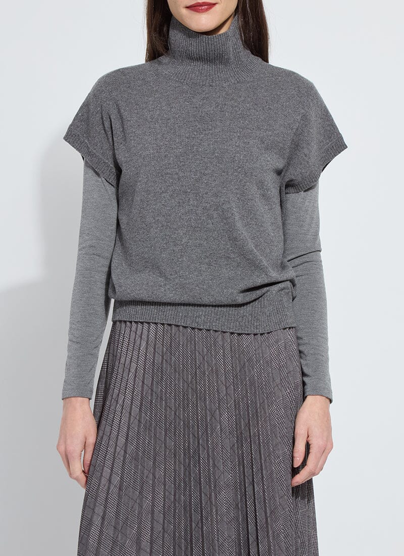 Arden Grey Cashmere Sweater Vest - LY3711