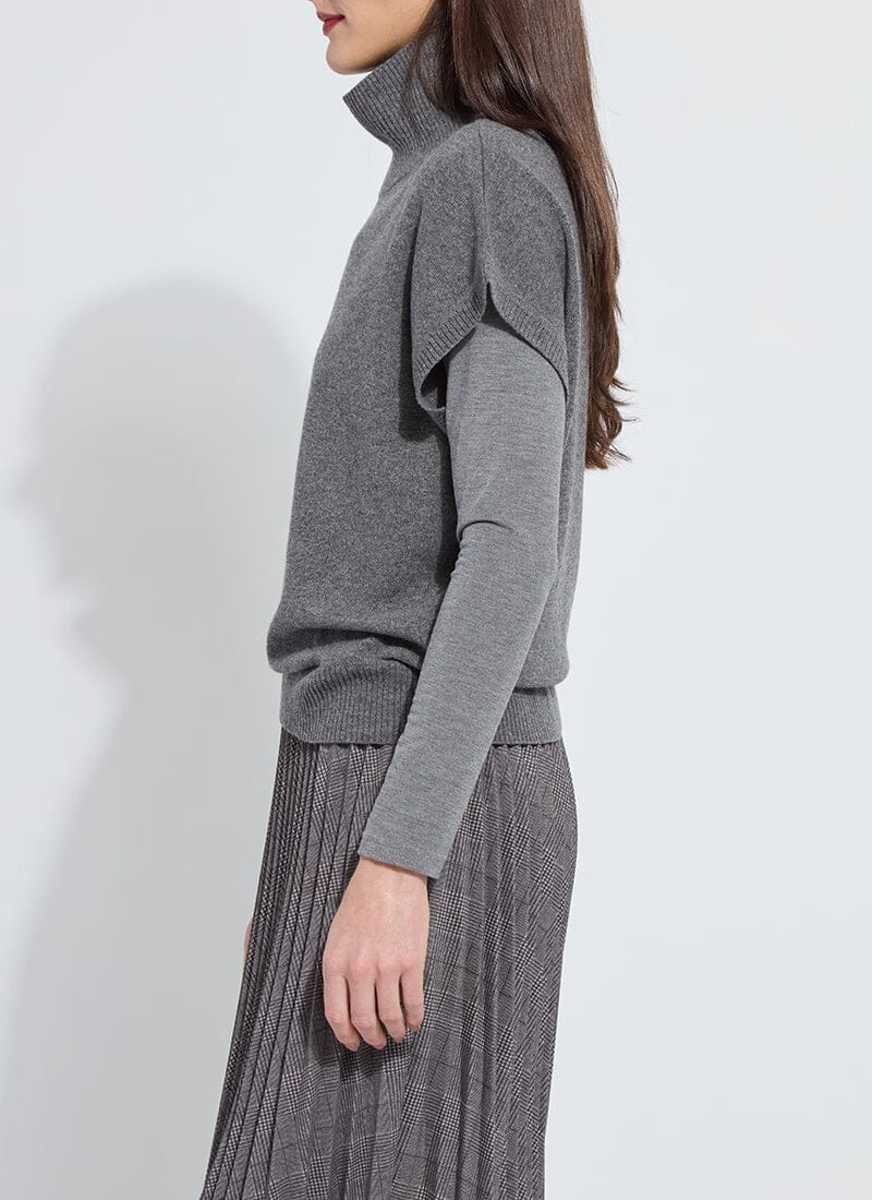 Arden Grey Cashmere Sweater Vest - LY3711