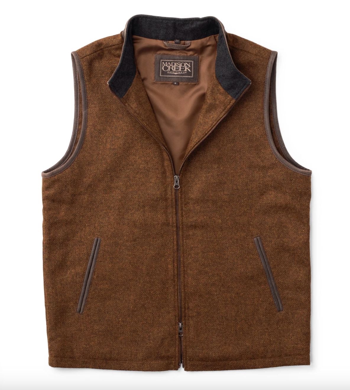 Men's Sandlewood Asheville Wool Vest - Madison Creek - 917SW