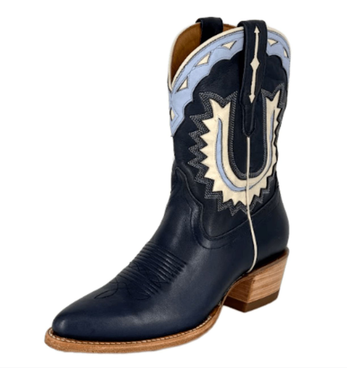 Atlantic Blue/Chambray Jolene Boot - Tecovas - 21088A