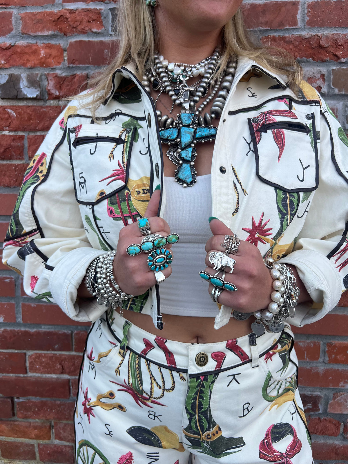 Atomic Ranch Denim Jacket - Double D Ranch - C3433