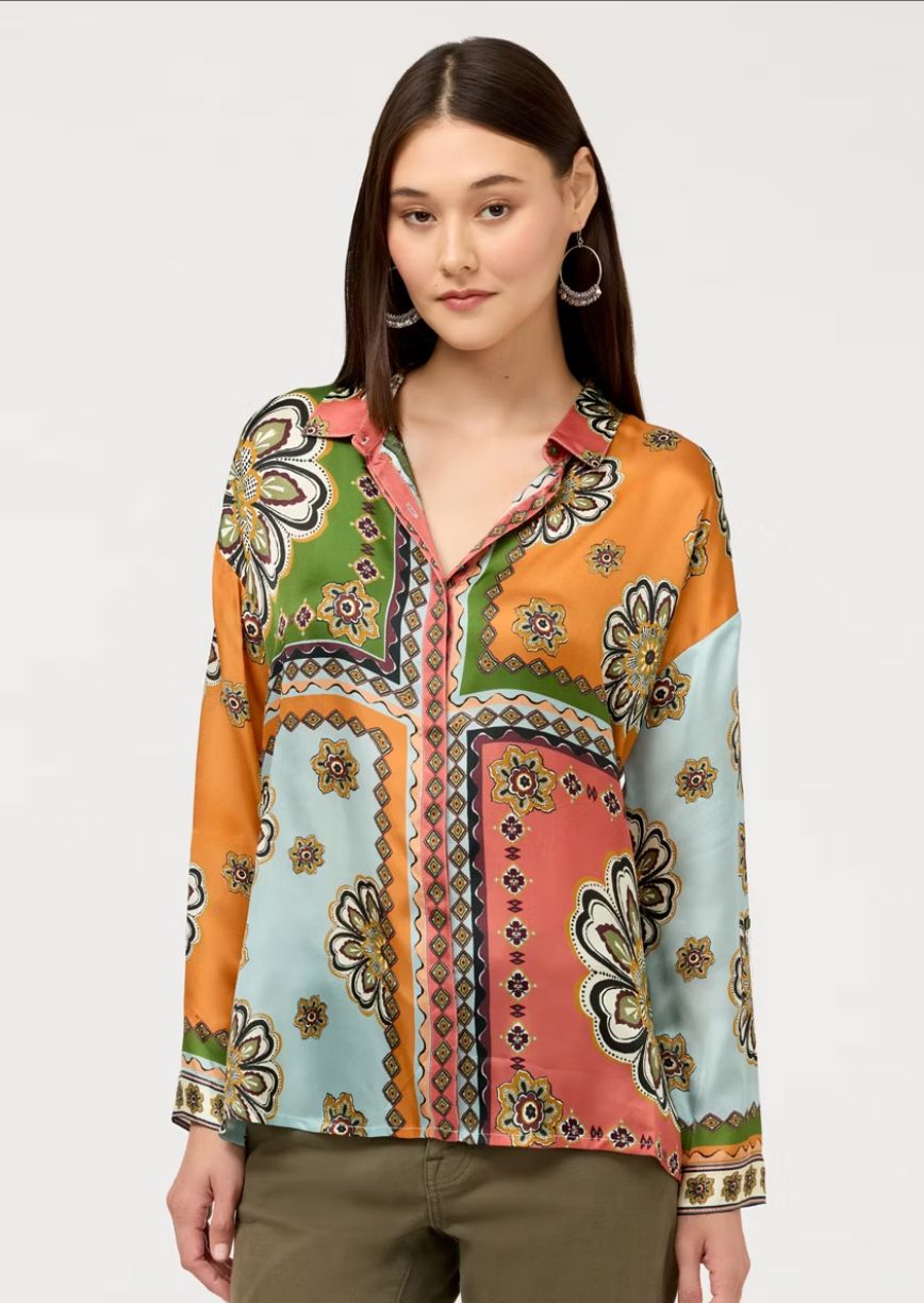 Audrey Button Up Blouse - 19826