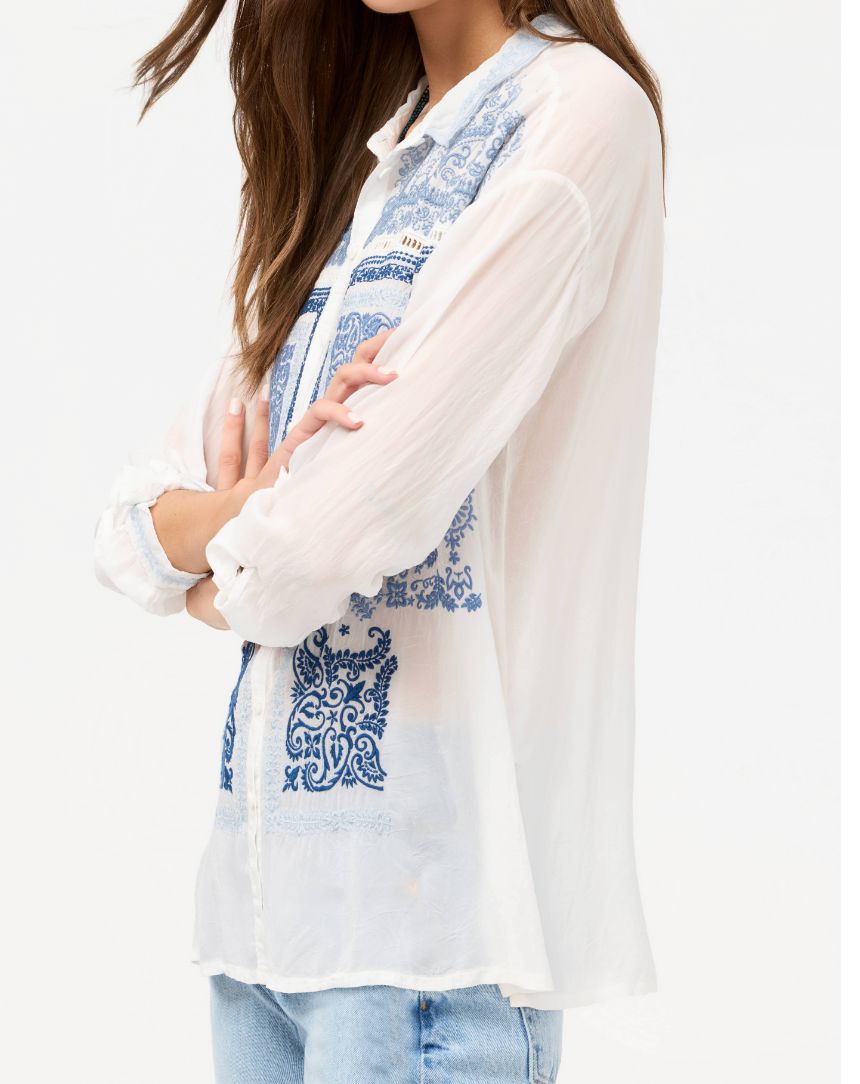 Audrey Embroidered Blouse - C19625