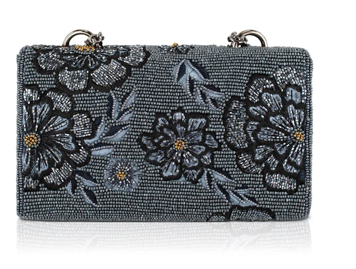 Azure Beaded Shoulder Bag - MFS002695
