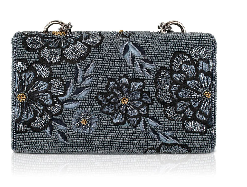 Azure Beaded Shoulder Bag - MFS002695