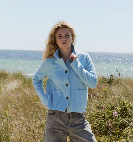 Baby Blue Fleece Jacket - Henriette Steffensen - 7164BB