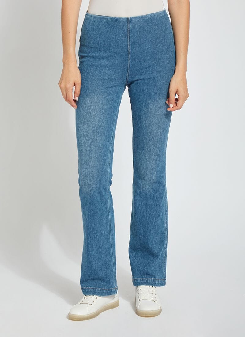 Baby Boot Cut Mid Wash Denim - LY2278M