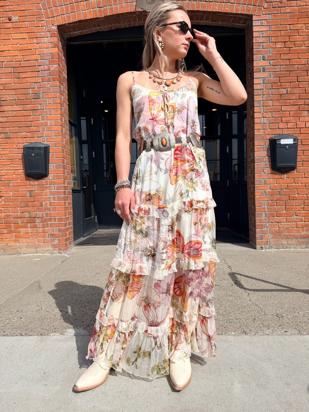 Bailey Tiered Maxi Dress - Johnny Was - L39325
