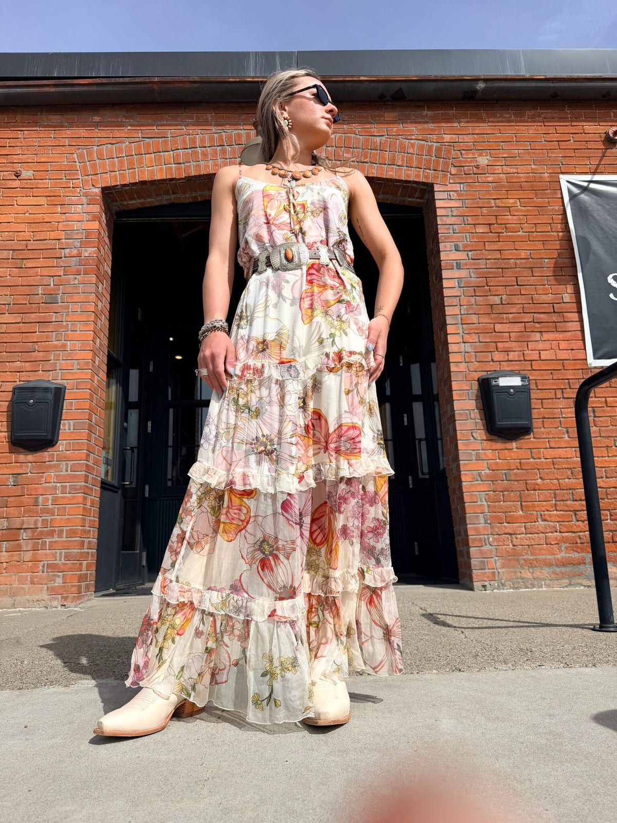 Bailey Tiered Maxi Dress - Johnny Was - L39325