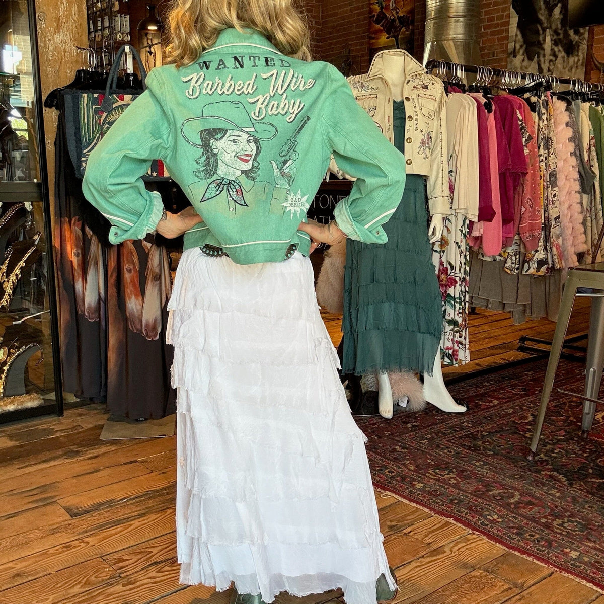 Barbed Wire Baby Jacket - Double D Ranch - C3512