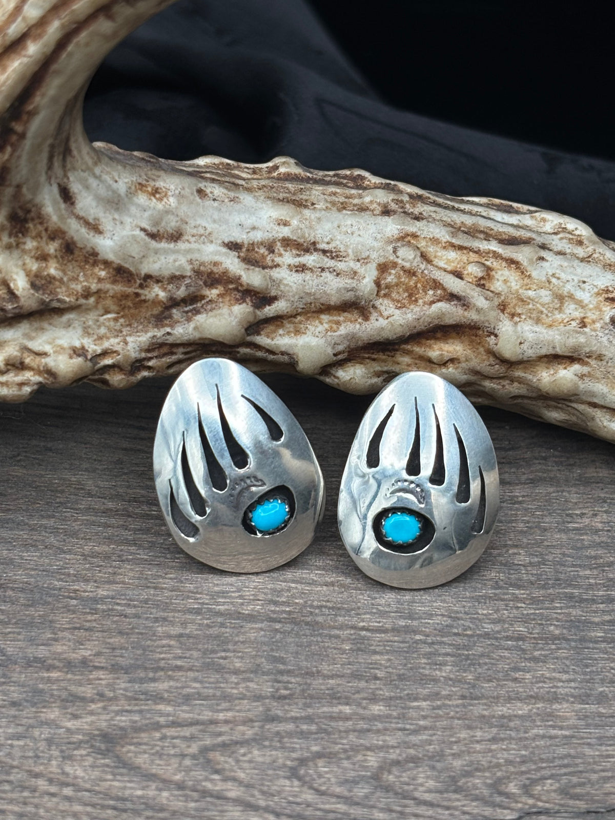 Bear Paw Post Earring - ESW179