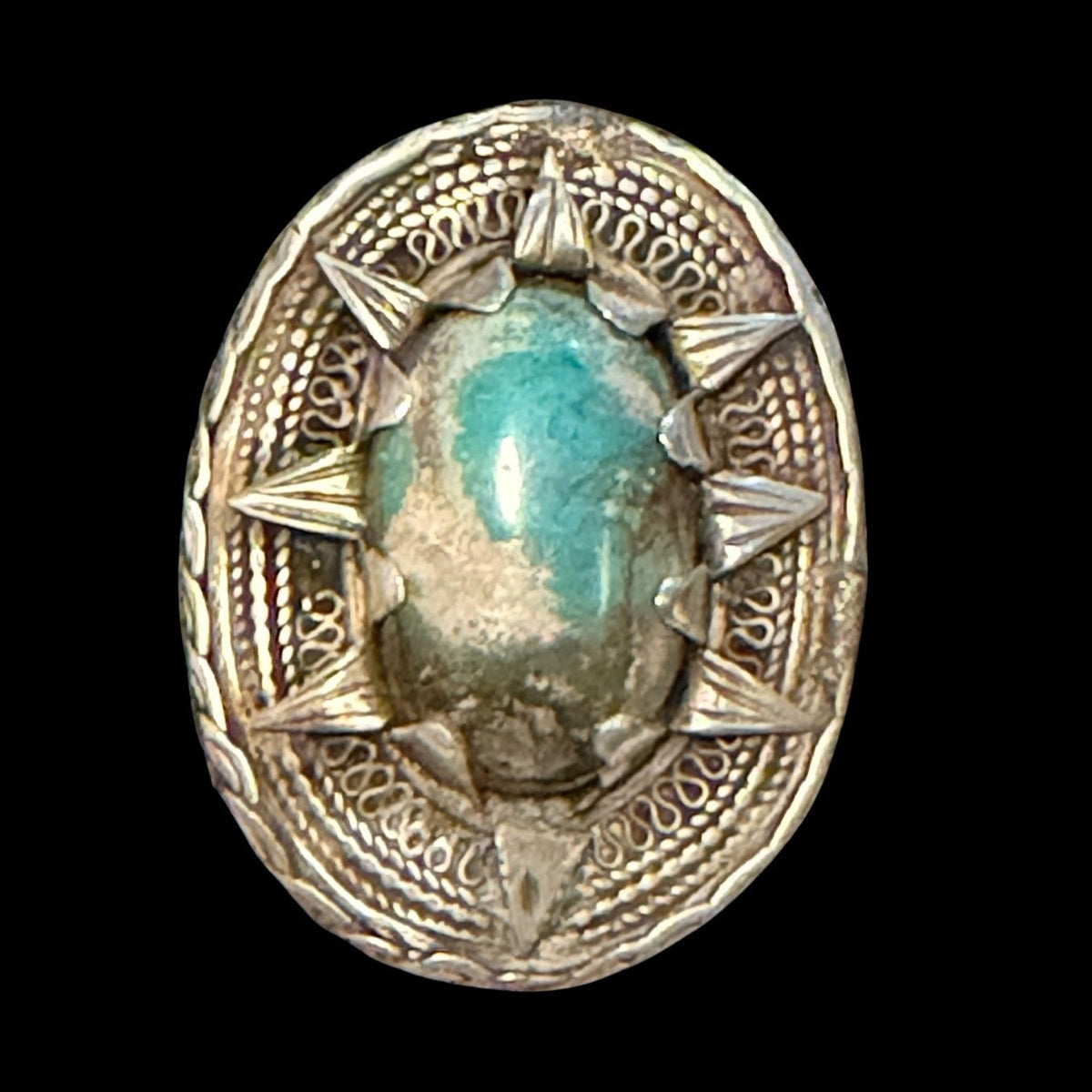 Bisbee Turquoise Ring - Size 8.25 - RMH348