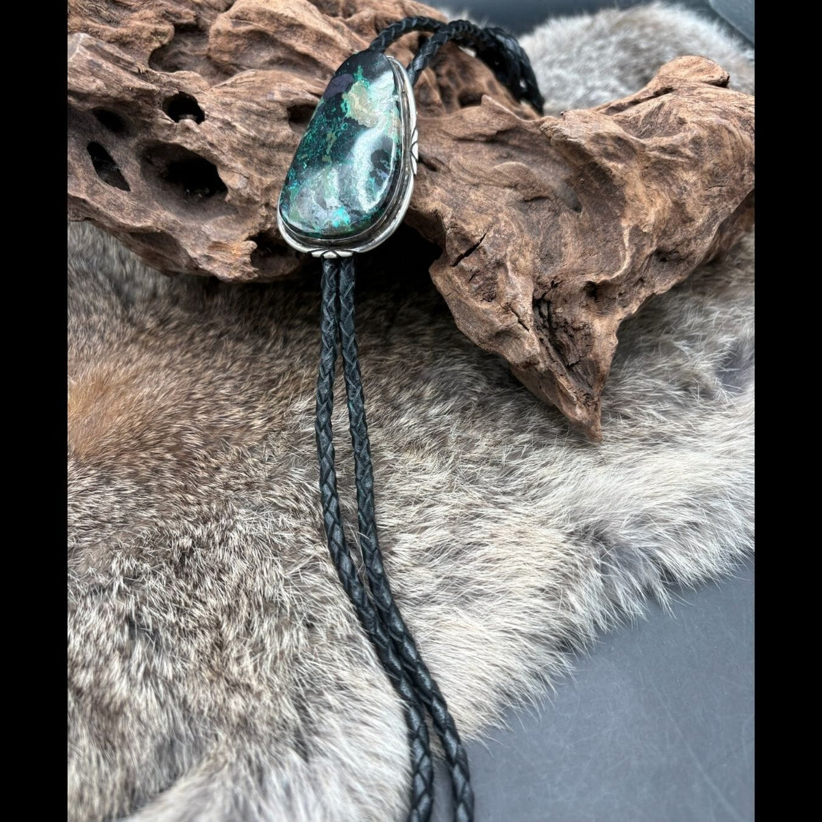 Bisbee/Azurite/Malachite Bolo - BMH51