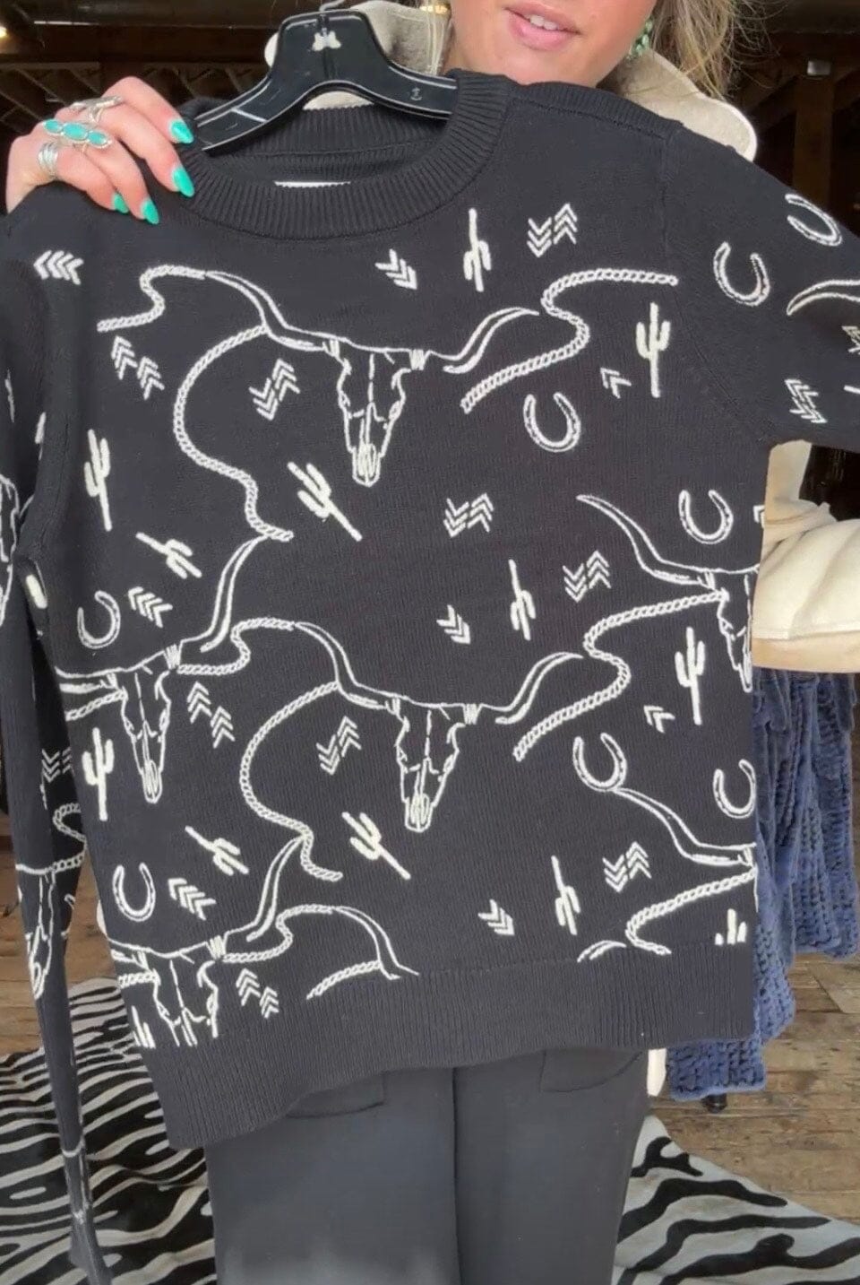 Black Ainsley Sweater - 40318B