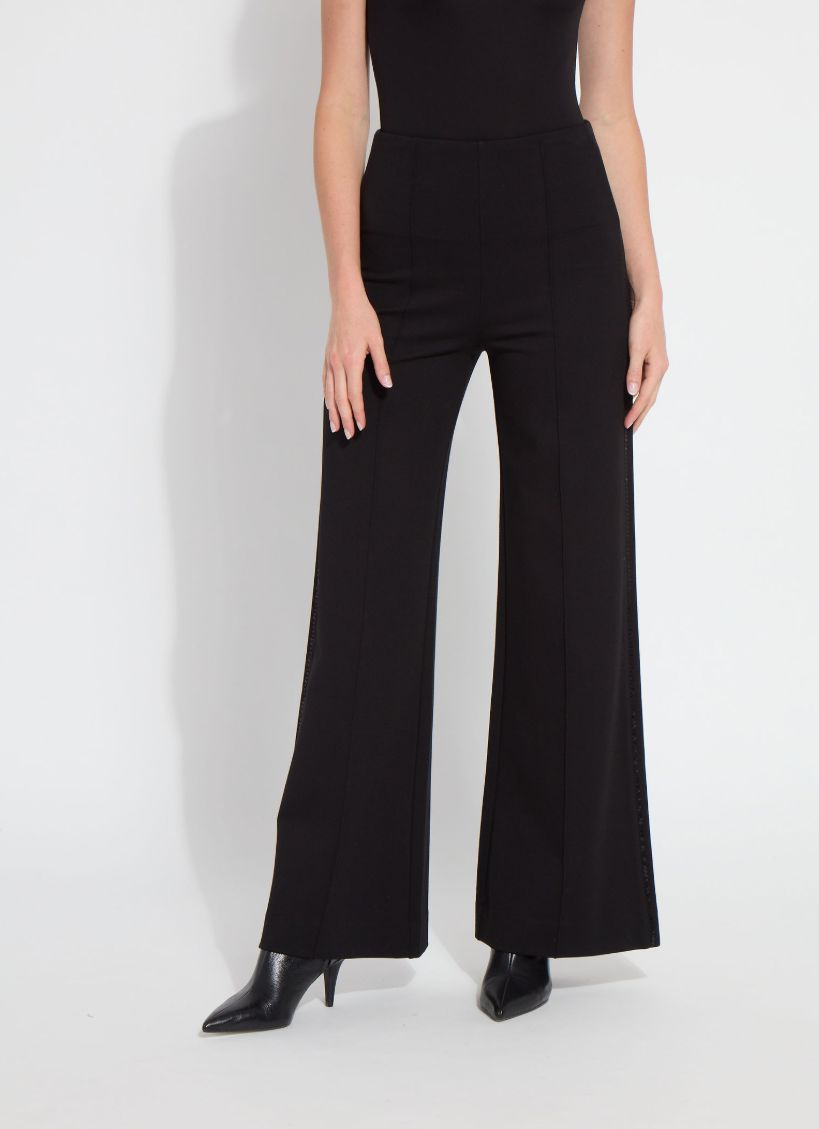 Black Aviana Ponte Trouser - 4032B