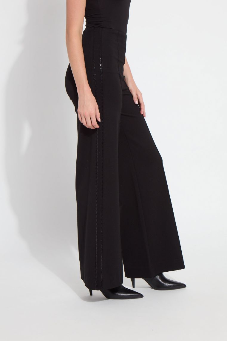 Black Aviana Ponte Trouser - 4032B