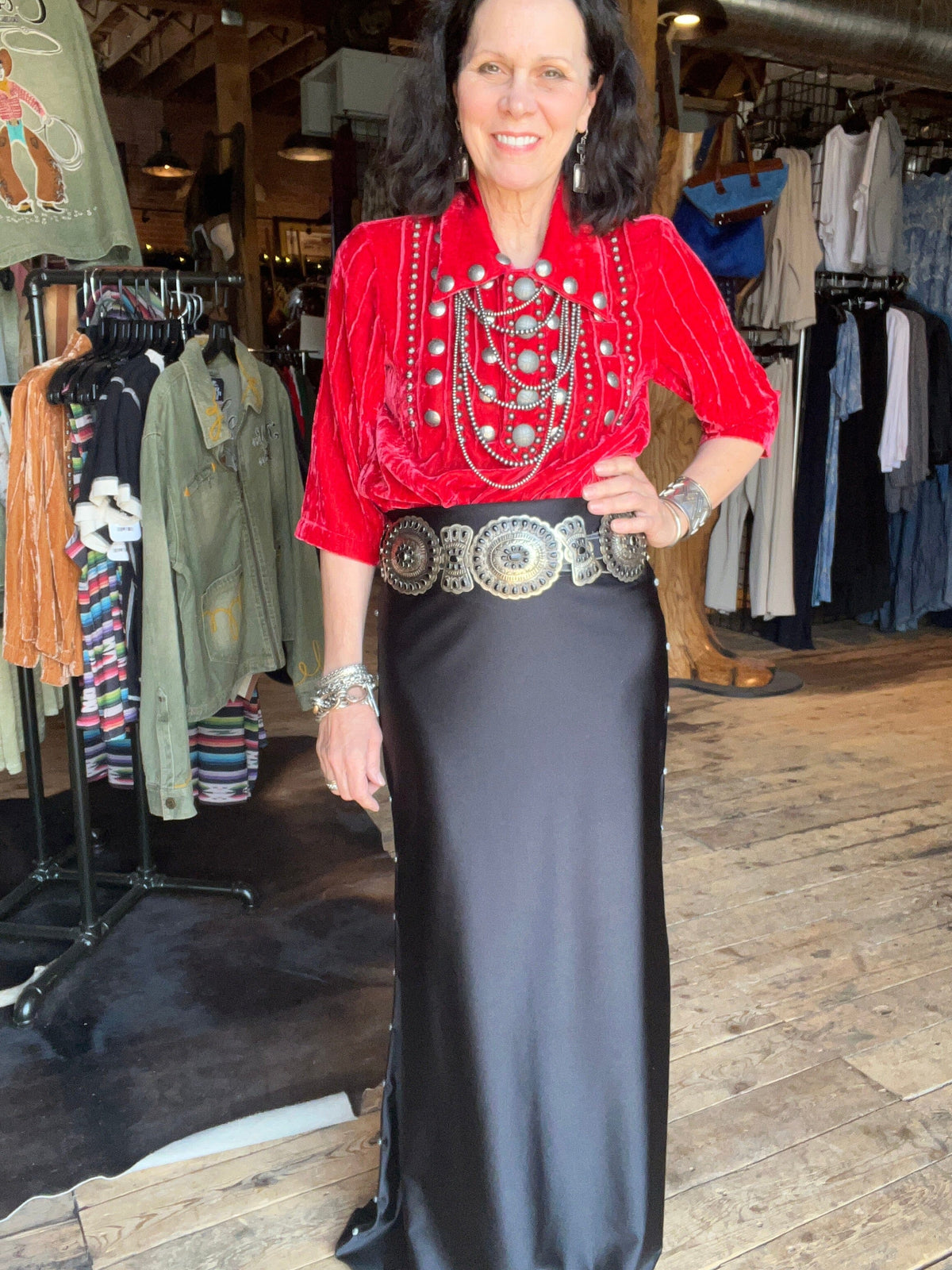 Black Brooke Skirt - SV5022