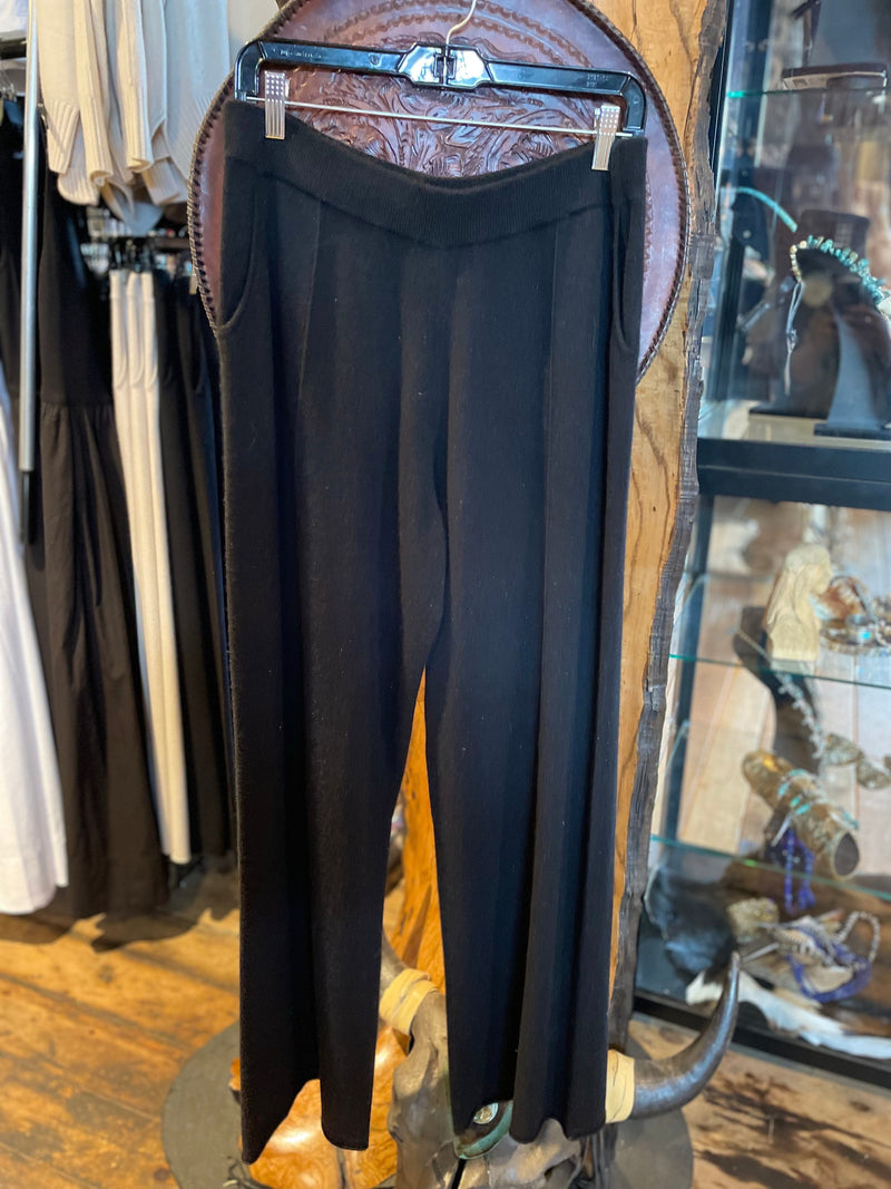 Black Cashmere Lounge Pants - 139B