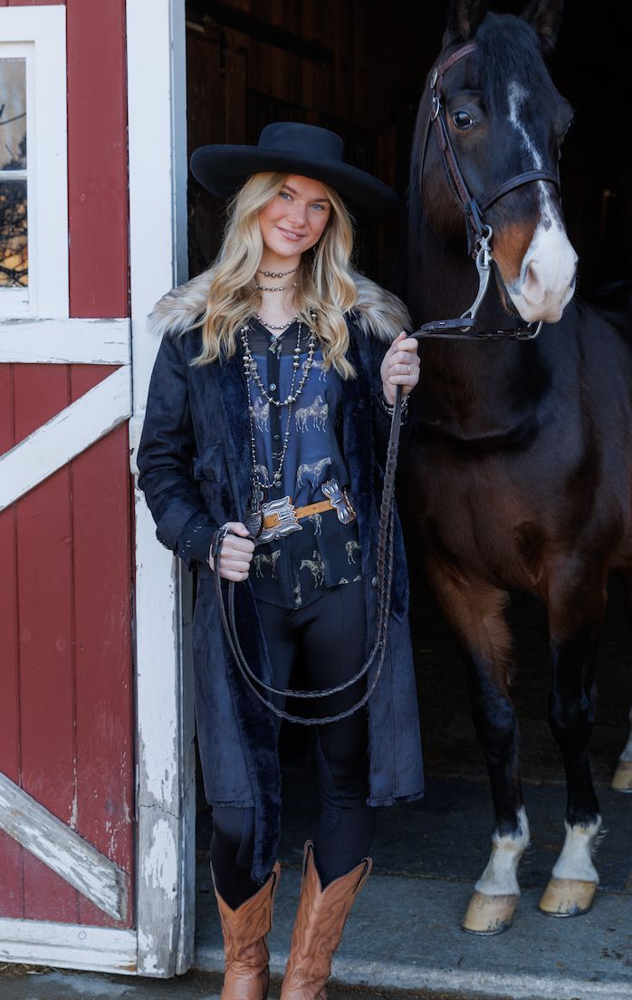 Black Chalet Coat - 401503