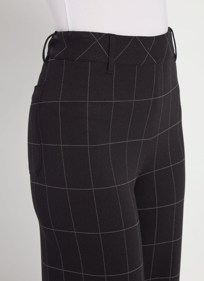Black Check Erin Pant - LY3802C