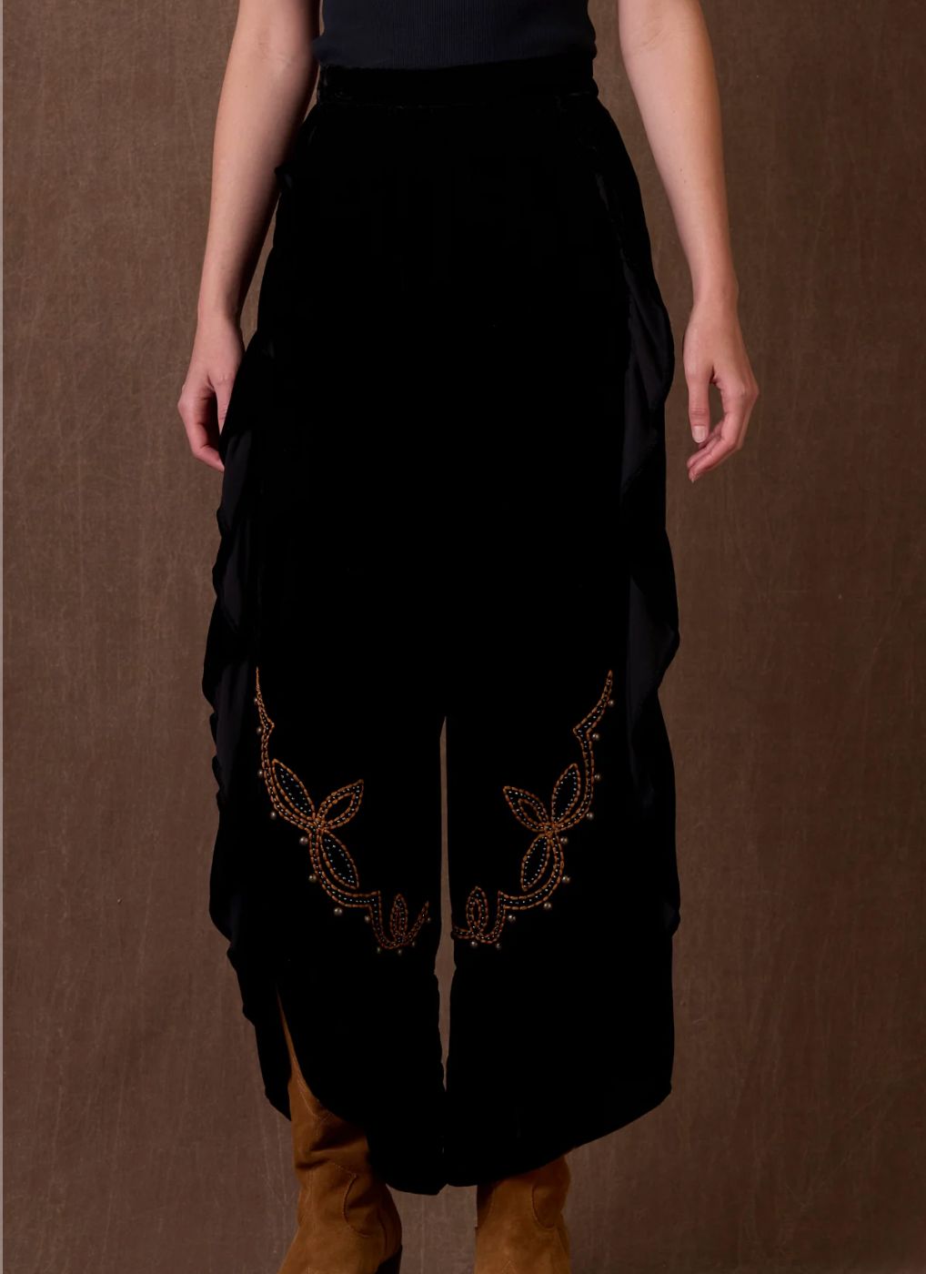 Black Clarissa Pant - Double D Ranch - P637BK