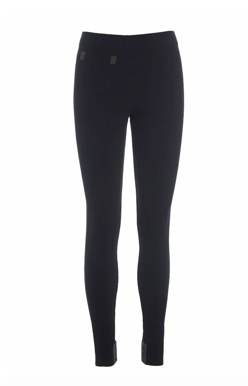 Black Cotton Legging - 72304B