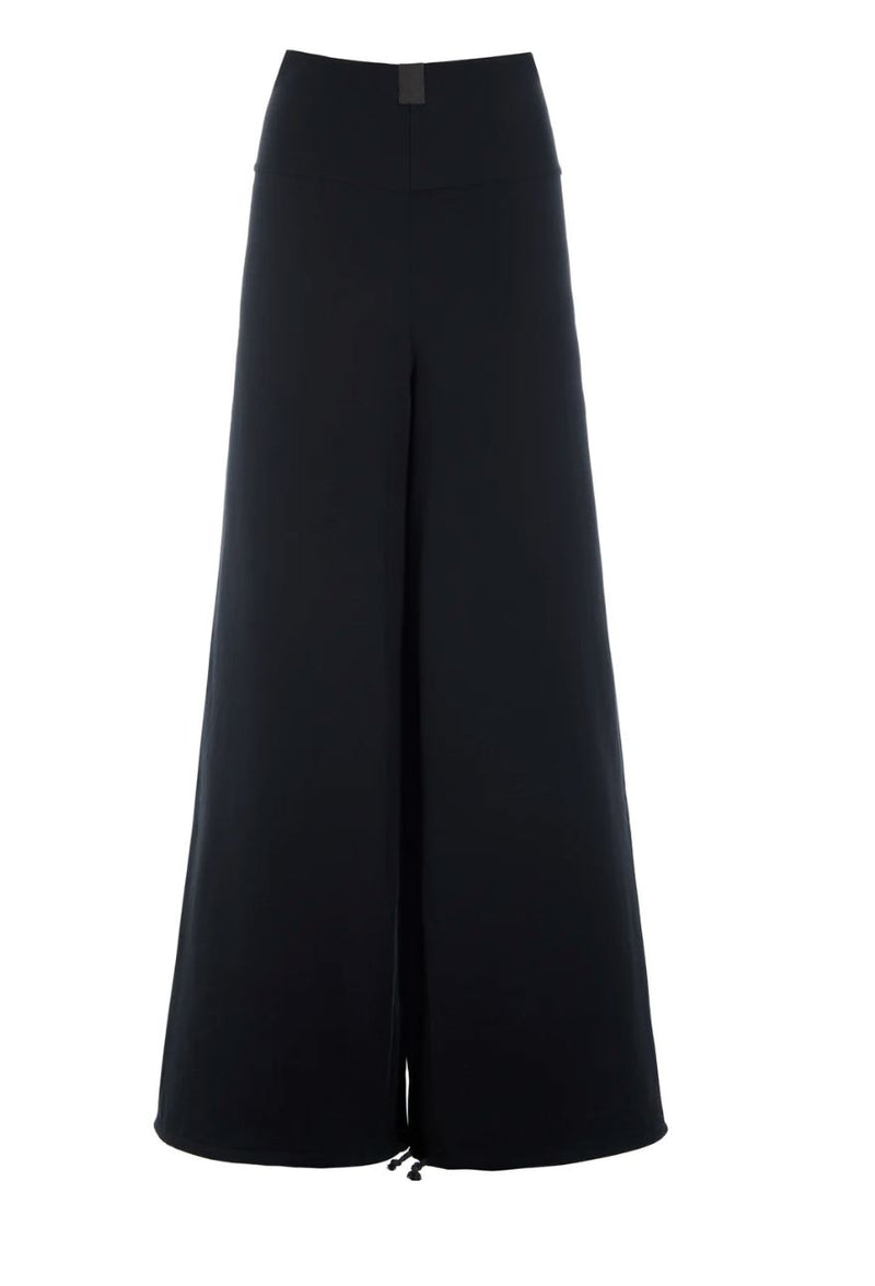 Black Cotton Trouser - 72019B