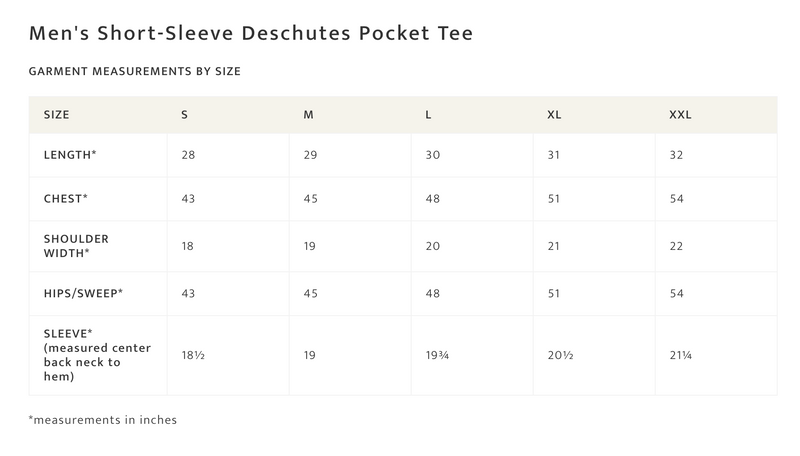 Black Deschutes Men's T-Shirt - Pendleton - RG1117B