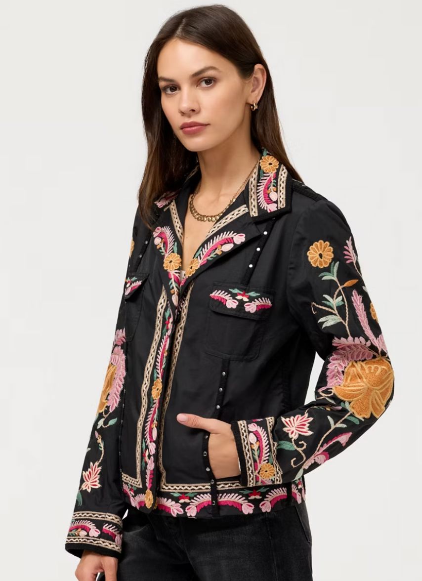Black Embroidered Jacket