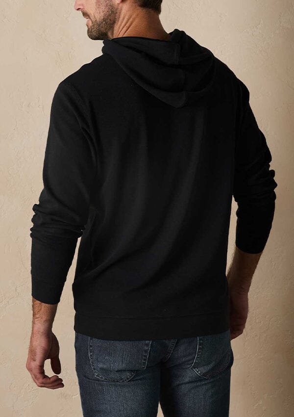 Black Essential Men's Hoodie - Puremeso - SHNB13