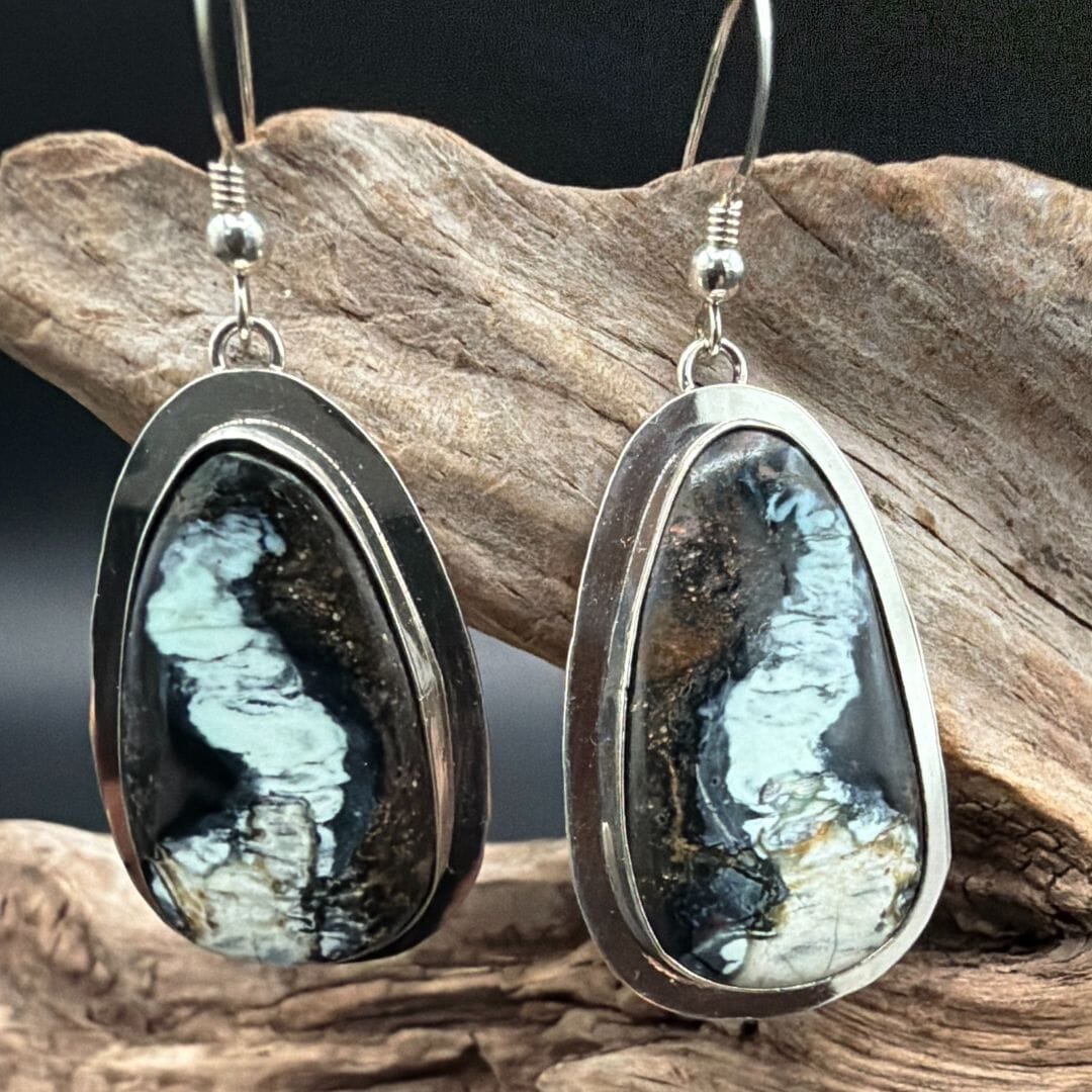 Black Jack Dangle Earrings - ESW191